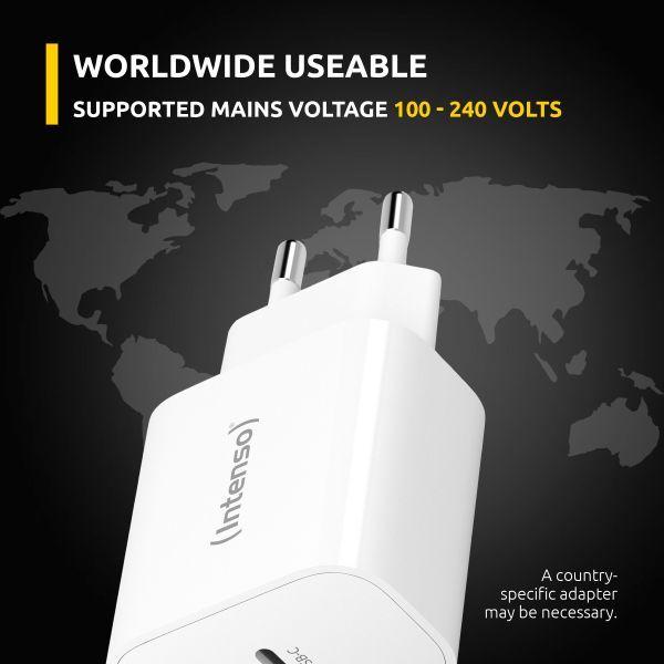 Carregador USB-C INTENSO W20C (20 W - Branco), miniatura 5