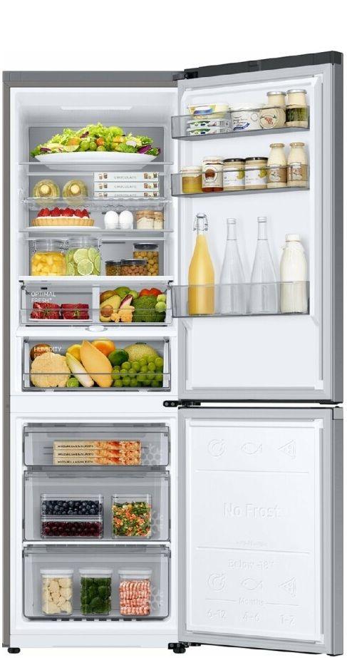 Frigorífico Combinado Independente SAMSUNG RB34C775CS9/EF (344 L - 185,3x59,5x65,8 cm - 60 cm - Inox) — miniatura 2