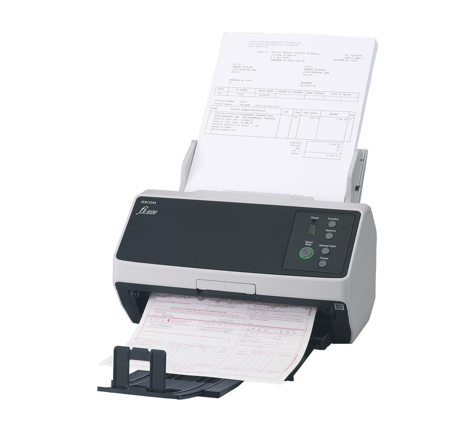 Scanner de Documentos RICOH fi-8150 (Tipo B - Preto e Cinzento), miniatura 4