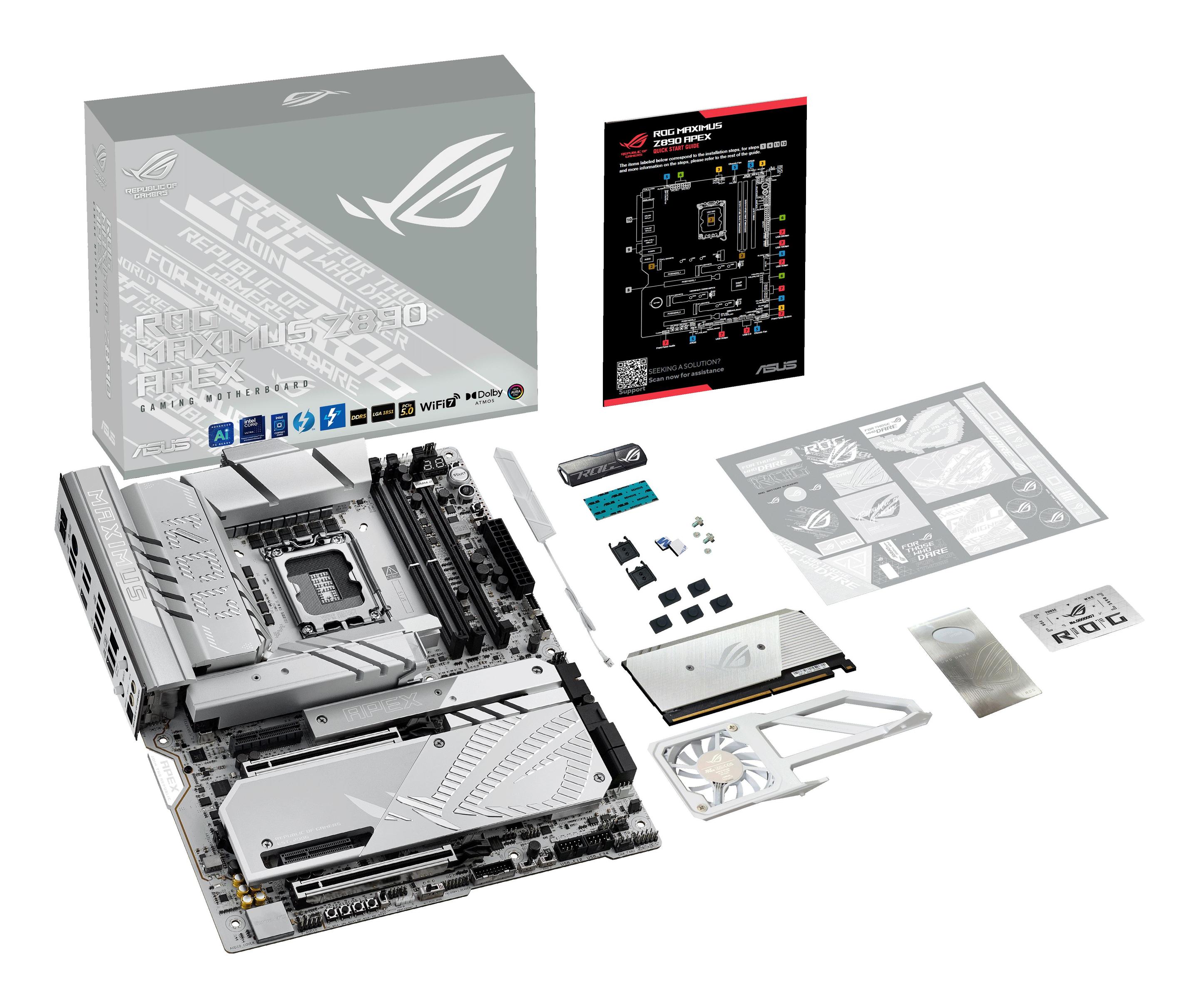 Motherboard ASUS ROG Maximus Z890 Apex (LGA 1851 (Socket V1) - Intel Core Ultra - ATX - Alumínio) — miniatura 15