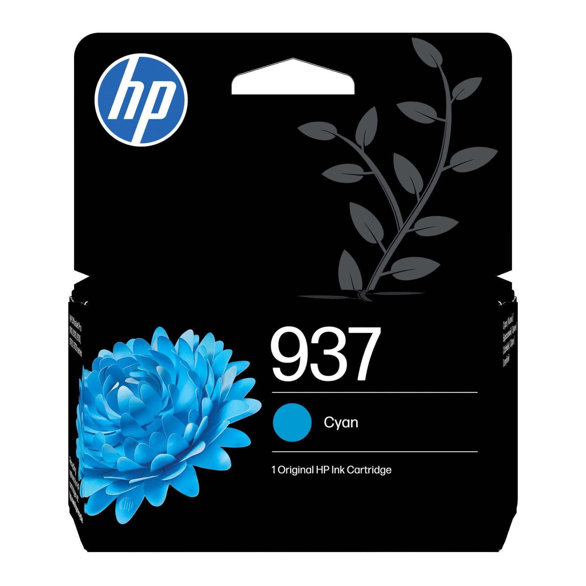 Tinteiro HP 937 4S6W2NE (800 páginas - Ciano)