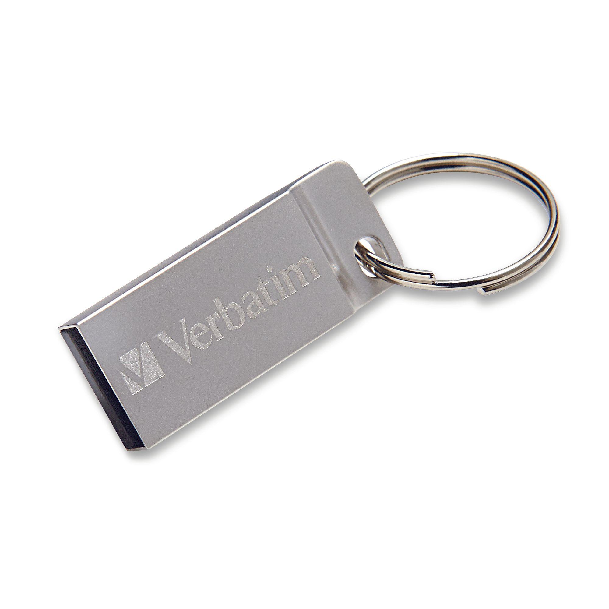 Pen USB VERBATIM Metal Executive 98748 (USB Type-A - USB 2.0 - Sem tampa - Prateado) — miniatura 3