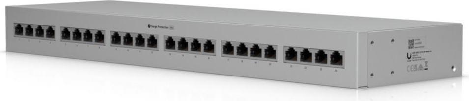 Painel de Proteção contra Sobretensões Ethernet UBIQUITI UACC-ETH-SP-Panel-24 (PoE+++)