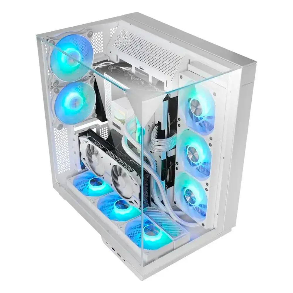 Caixa PC MARS GAMING MC-3GFW (ATX, Micro ATX, Mini-ITX - Tower - Micro ATX, Mini-ITX, ATX - Branco) — miniatura 4