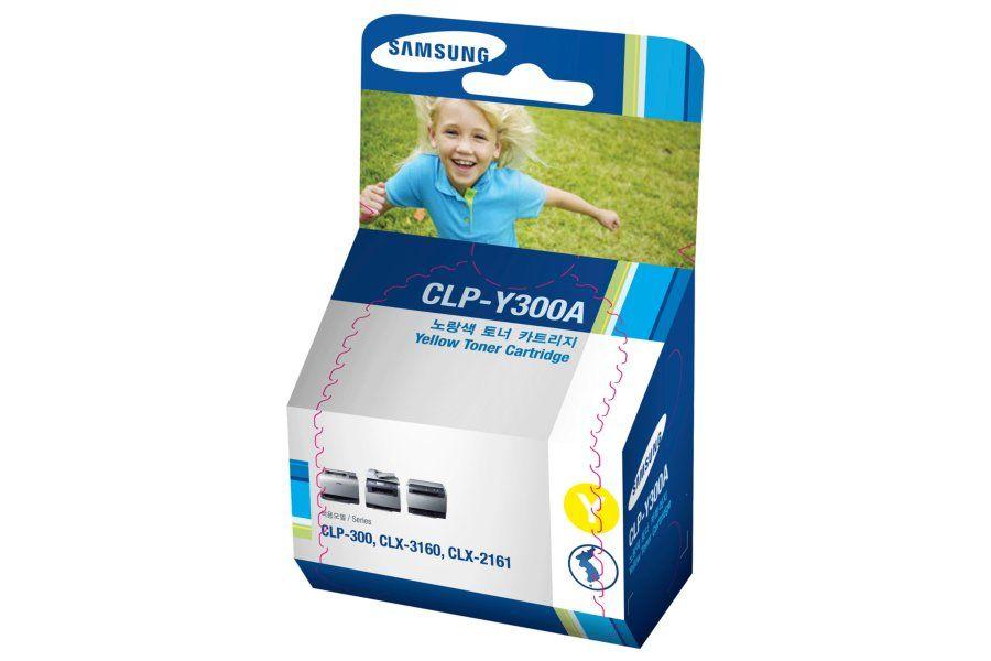 Toner SAMSUNG CLP-Y300A (1000 páginas - Amarelo), miniatura 2