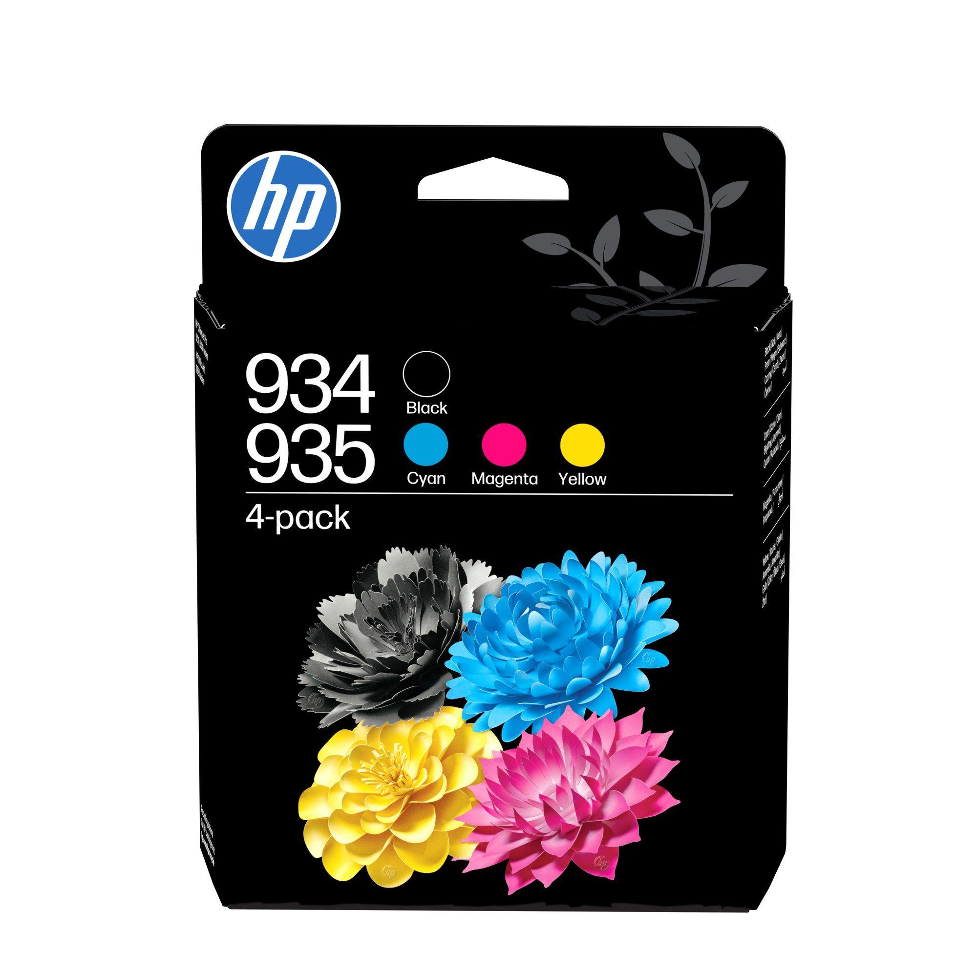 Pack de 4 Tinteiros HP 934/935 6ZC72AE (400 páginas - Original)