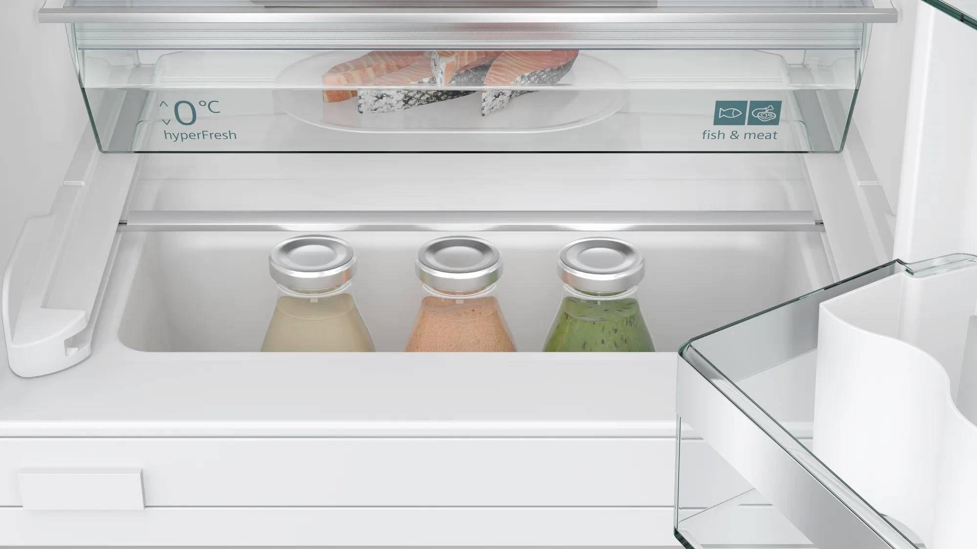 Frigorífico sem Congelador Encastre SIEMENS iQ500 KU21RADE0 (82x59,8x54,8 cm - 60 cm - 82 cm - Branco), miniatura 4