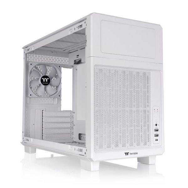 Caixa PC THERMALTAKE TR200 (Mini-ITX, micro ATX - PS2 - 2.5" - Branco) — miniatura 3