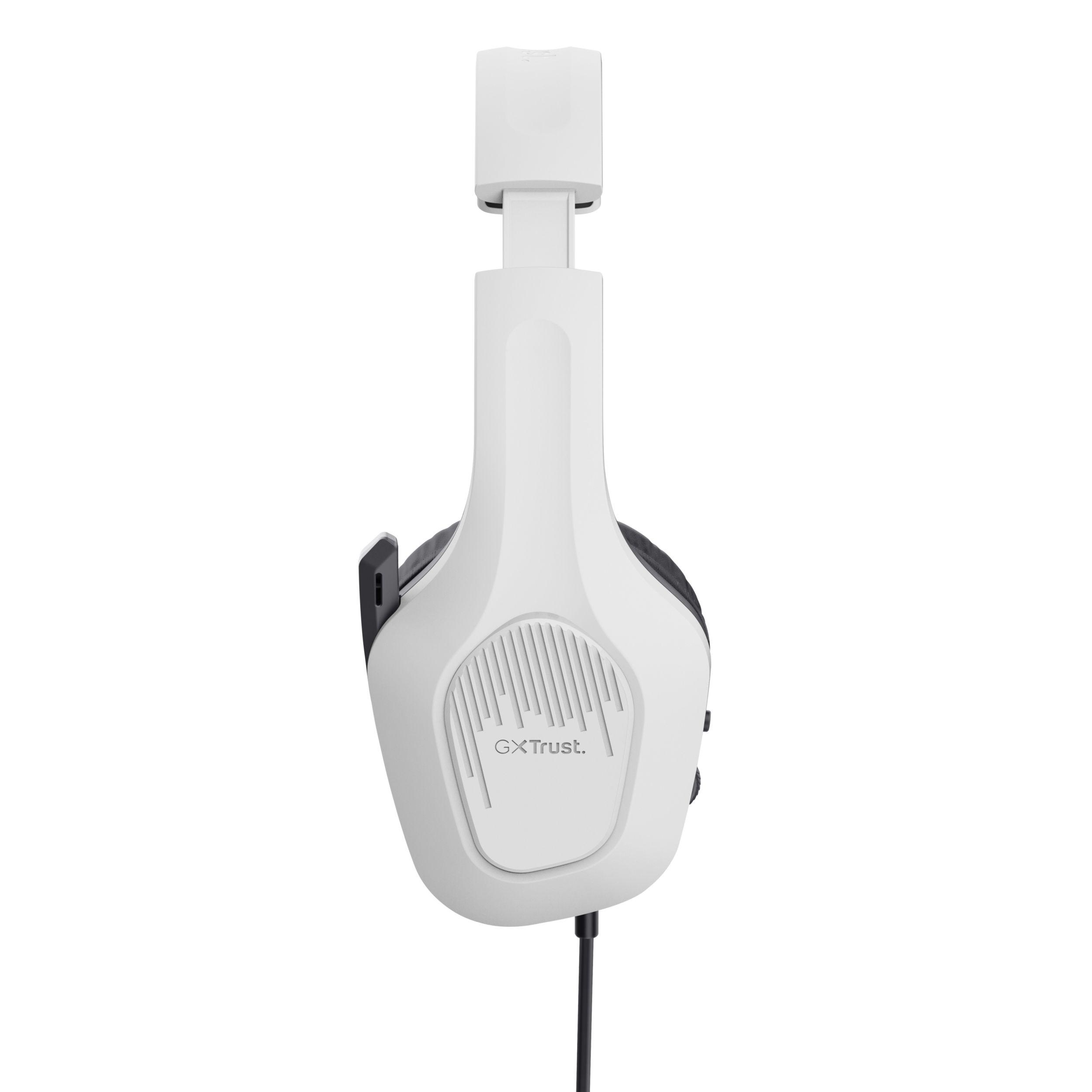 Headset Gaming TRUST GXT 415W Zirox (Binaural - Com fios - Circum-aural - Branco) — miniatura 7