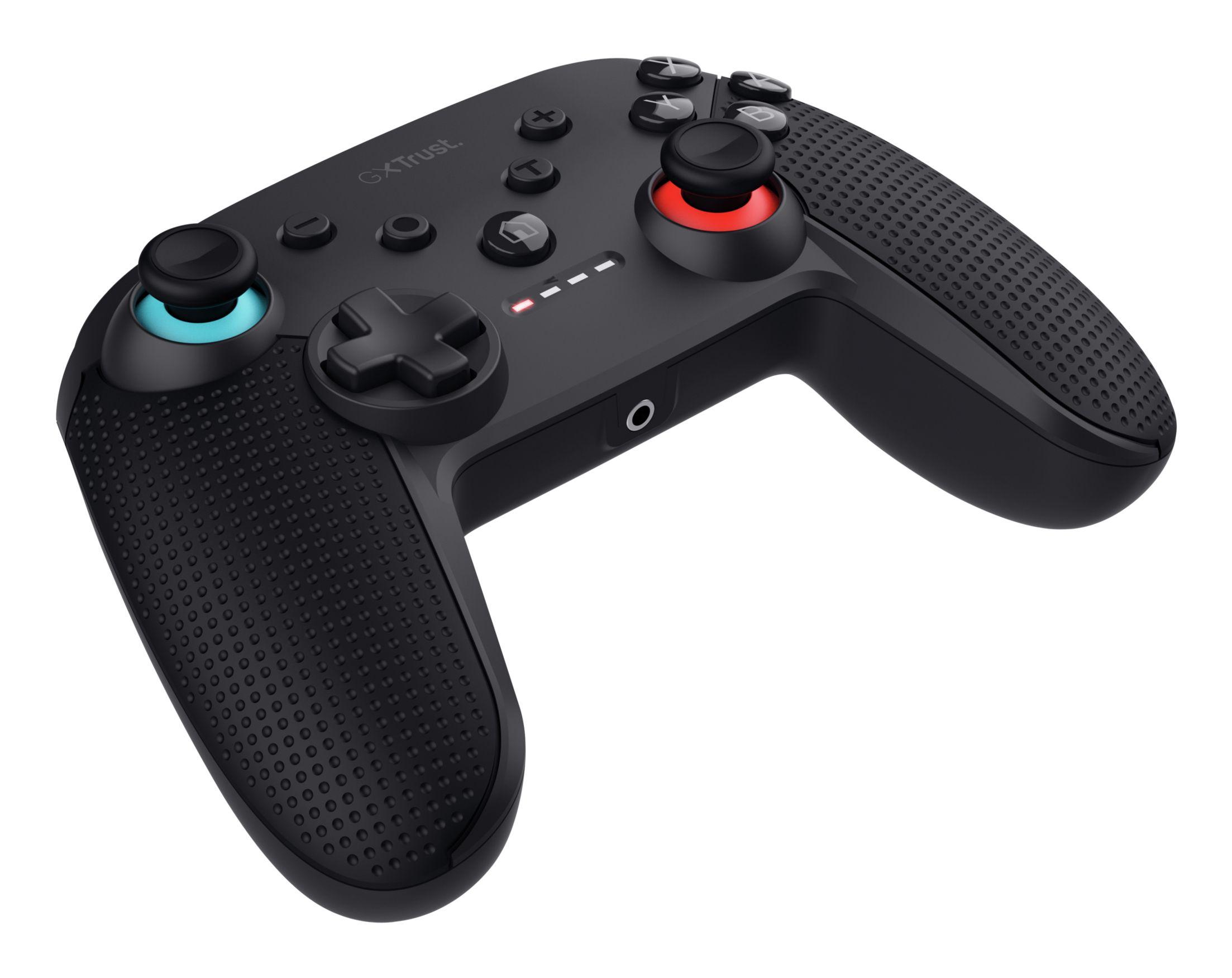 Comando TRUST GAMING GXT 1246 Muta (Nintendo Switch - Com fios e sem fios - Preto)