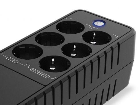UPS CONCEPTRONIC ZEUS05E (2 x RJ-45 - Tipo F - Preto), miniatura 5