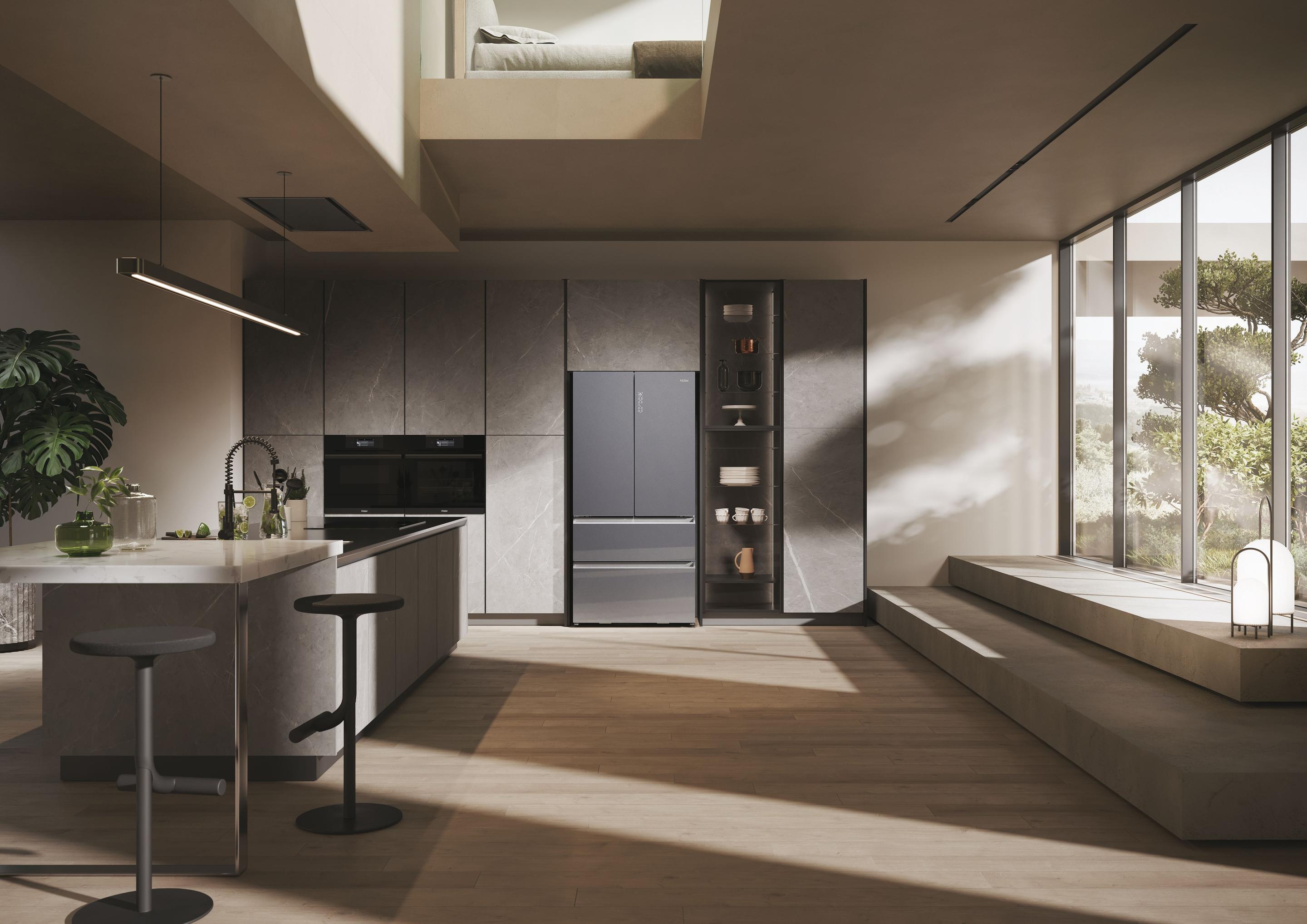 Frigorífico Americano Independente HAIER HFR79F19EFGK (703 L - hOn - 190x90,5x74,8 cm - Inox), miniatura 12