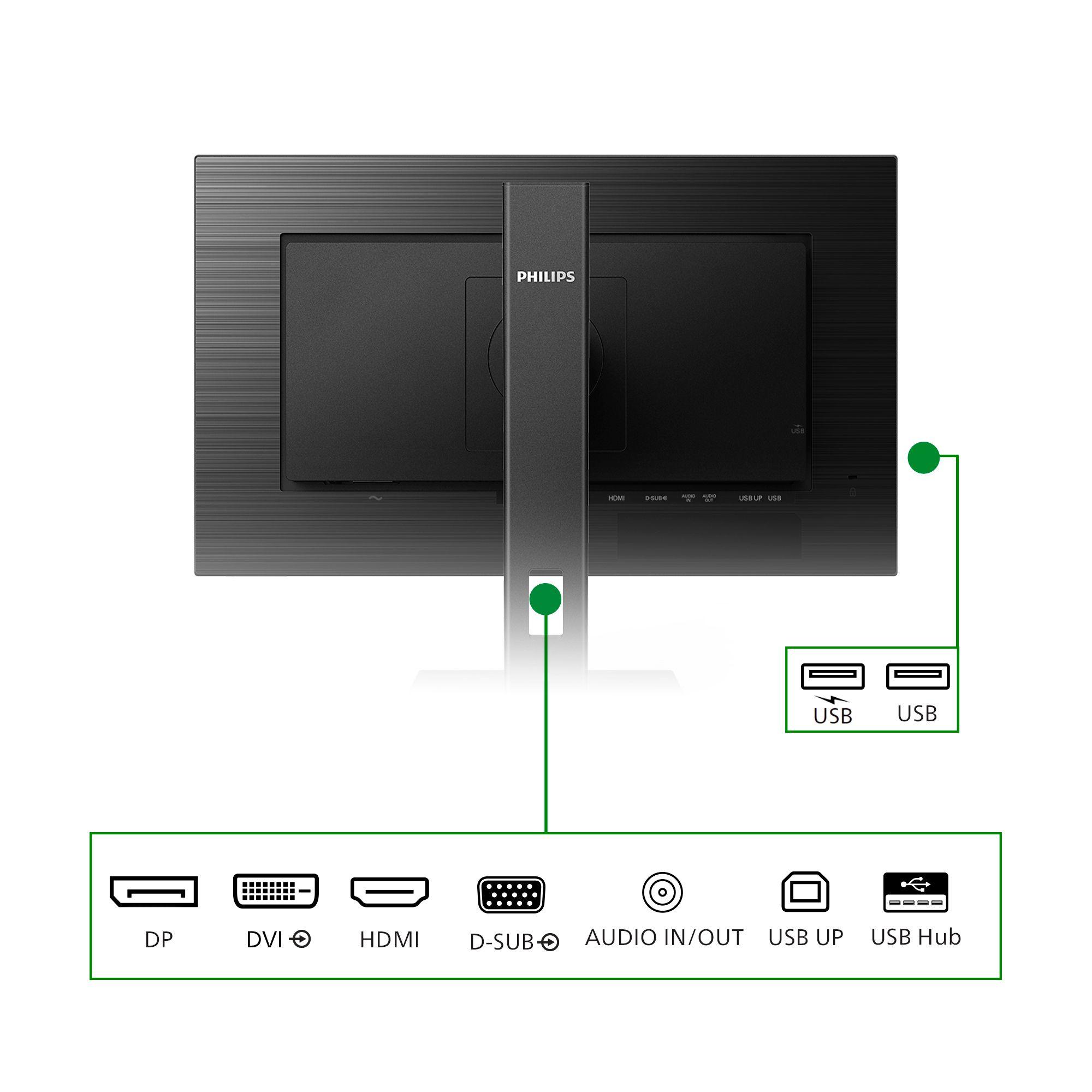 Monitor PHILIPS 272B1G/00 (27" - IPS - 75 Hz - Preto), miniatura 4