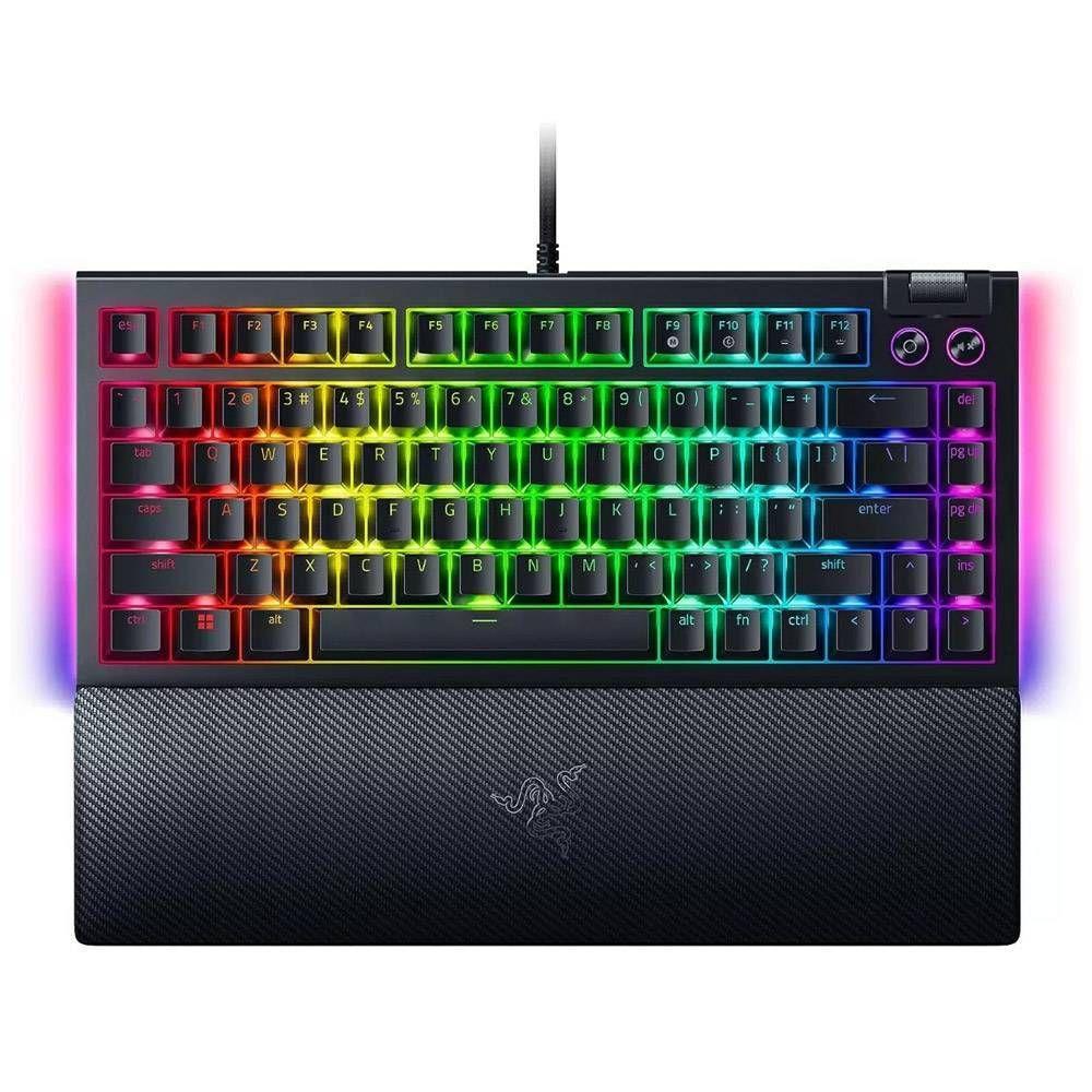Teclado RAZER BlackWidow V4 75% (Inglês - Mecânico Razer Orange - USB - Preto) — miniatura 2