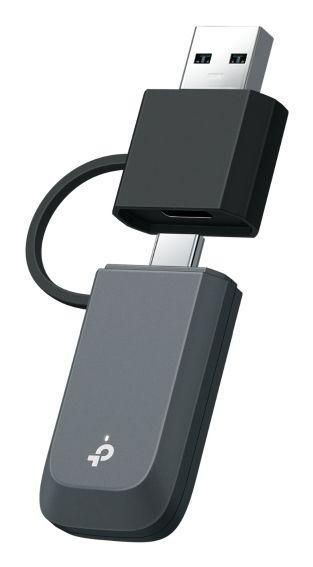 Adaptador USB Wi-Fi TP-LINK Archer TBE230U(EU) (Wi-Fi 7 - 2882 Mbps - Dual-band - Preto/Cinzento)