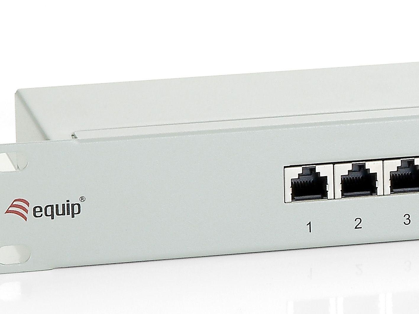 Patch Panel EQUIP 326324 (24xRJ45 - Cat6 FTP - 1U - 250 MHz - Cinzento RAL7035) — miniatura 3