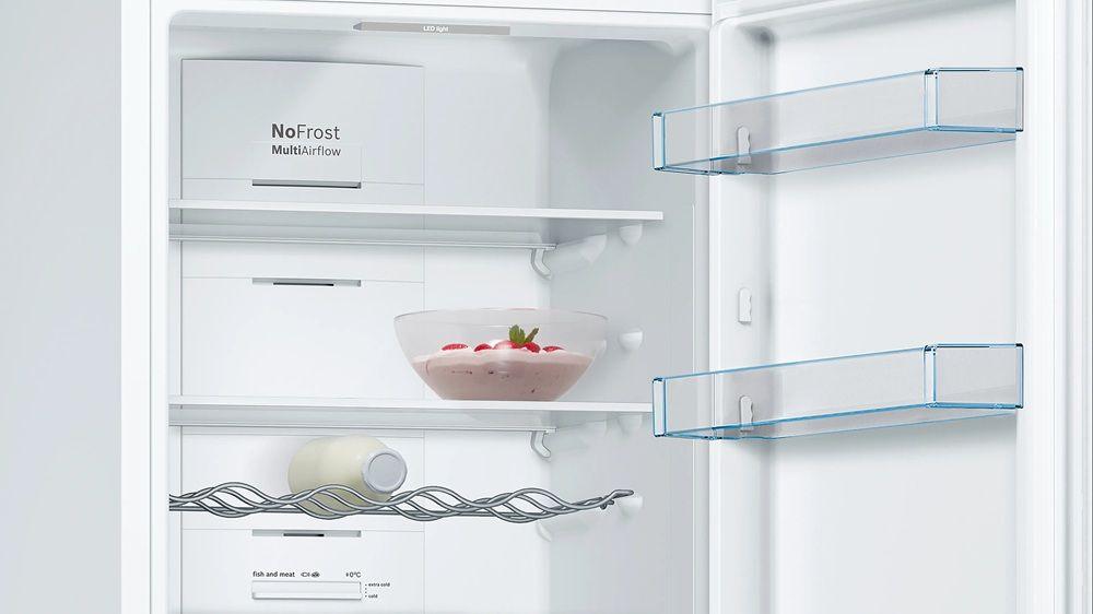 Frigorífico Combinado Independente BOSCH KGN36VWDB (326 l - 186x60x66 cm - 60 cm - Branco) — miniatura 4