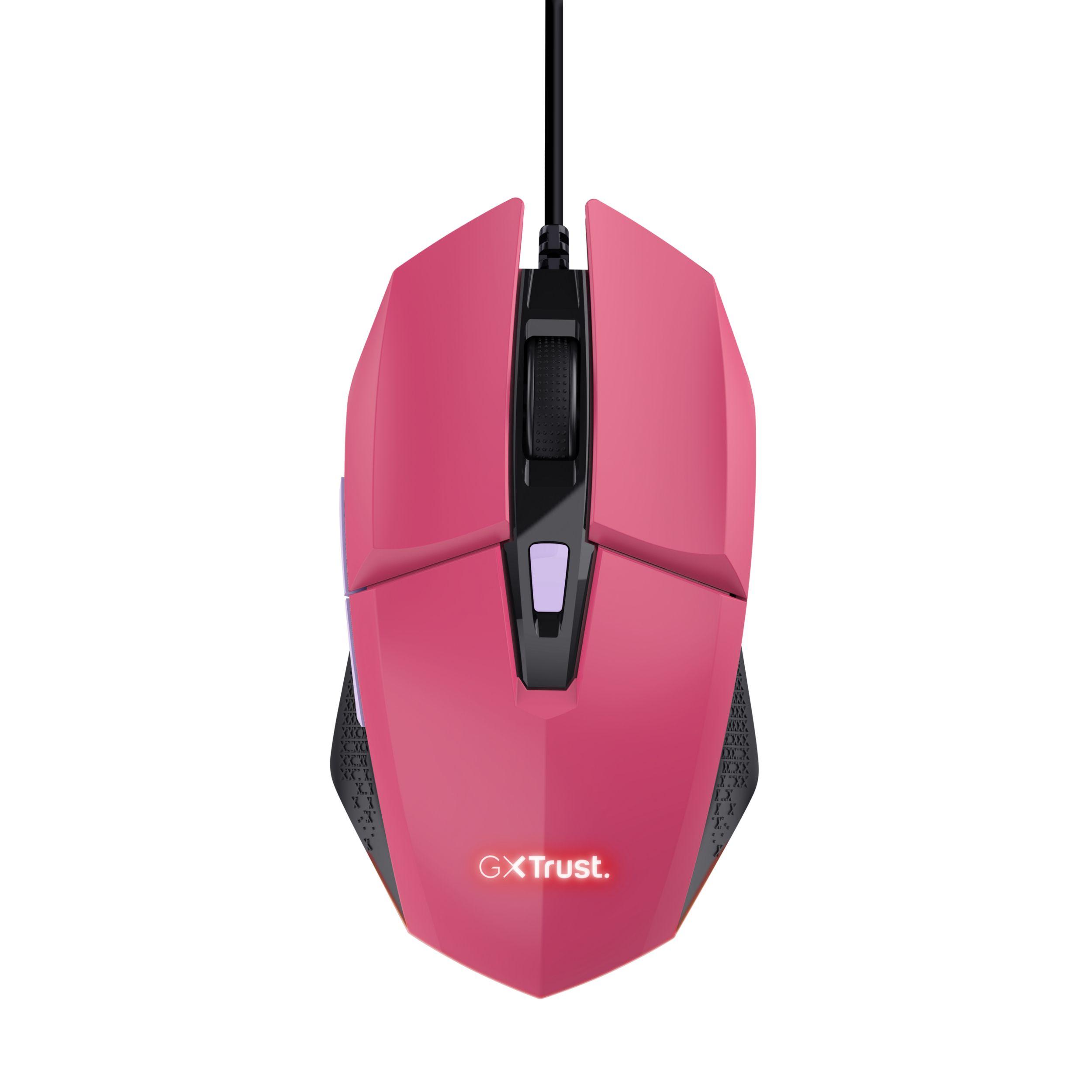 Rato TRUST GXT 109P FELOX (Ambidestro - 6400 DPI - 60 ips - Rosa), miniatura 4