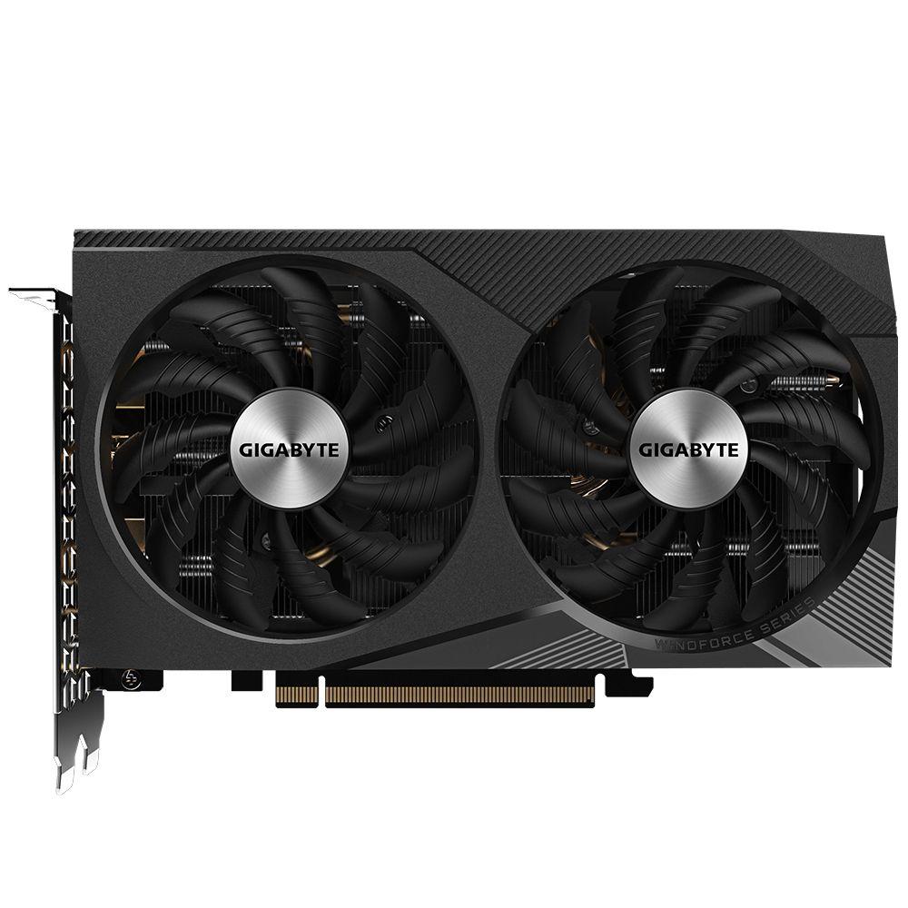 Placa Gráfica GIGABYTE GeForce RTX 3060 WINDFORCE OC 12G (rev. 2.0) (GeForce RTX 3060 - 15000 MHz - 12 GB - Preto)