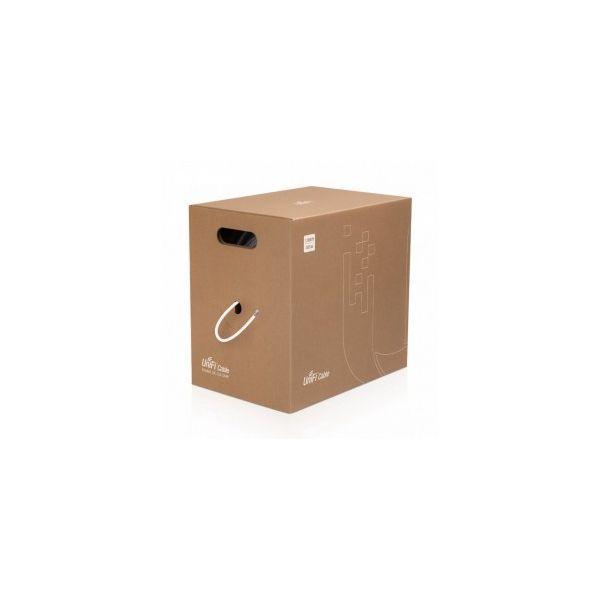Cabo de Rede Rígido UTP UBIQUITI U-CABLE-C6-CMP (305 m - Cat6 - Branco) — miniatura 2
