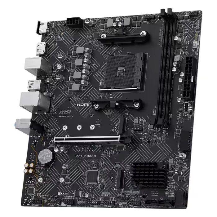 Motherboard MSI PRO B550M-B (AM4 - AMD Ryzen 3000, 4000G e 5000 - Micro-ATX - Cinzento) — miniatura 5