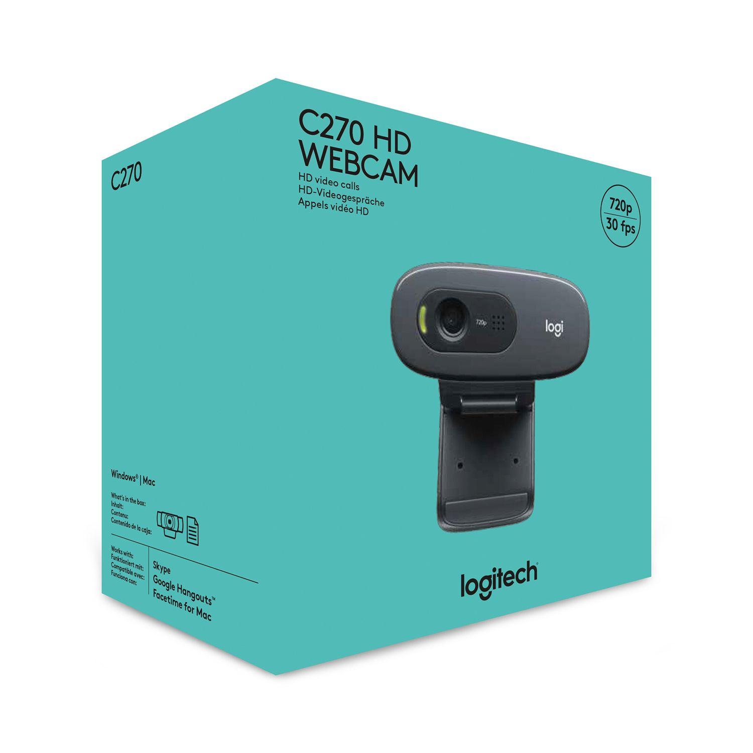 Câmara Web LOGITECH C270 (3 MP - 30 fps - 1280 x 720 pixels - Cinzento Escuro) — miniatura 7