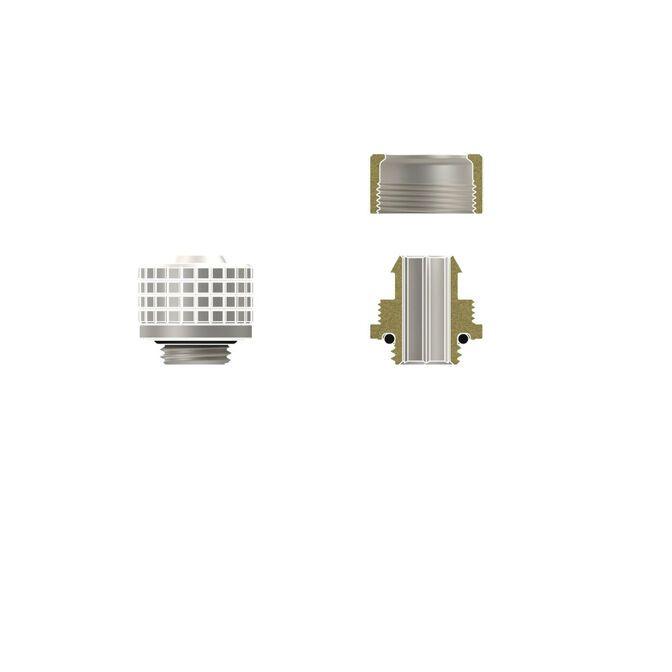 Conector de Refrigeração Líquida THERMAL GRIZZLY DeltaMate Fitting - ST13 (14 mm - Níquel Mate) — miniatura 2