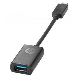 Adaptador USB-C para USB-A HP N2Z63AA#AC3 (0,1409 m - USB-C, macho - USB-A, fêmea - Preto), miniatura 2