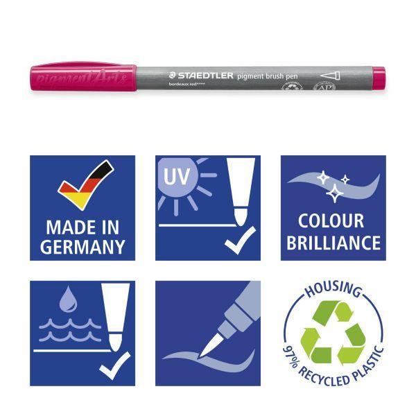 Conjunto de 4 Canetas Pincel STAEDTLER Design Journey 371 BK4-2 (Cores Sortidas), miniatura 5