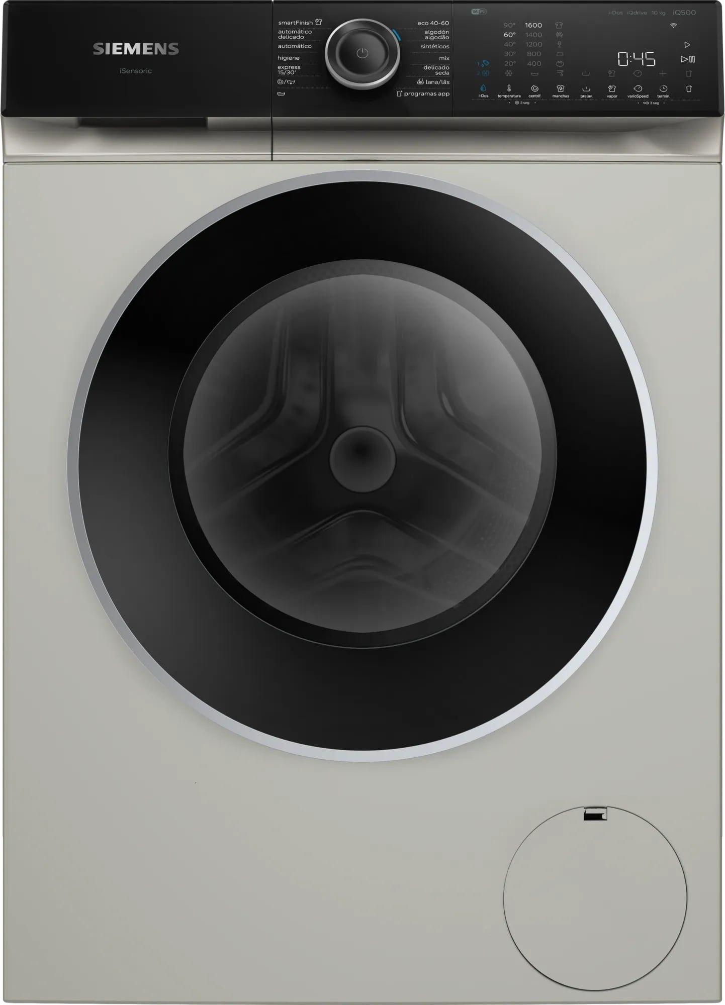 Máquina de Lavar Roupa Independente SIEMENS iQ500 WG56H2AXES (1600 RPM - A - B - Inox)