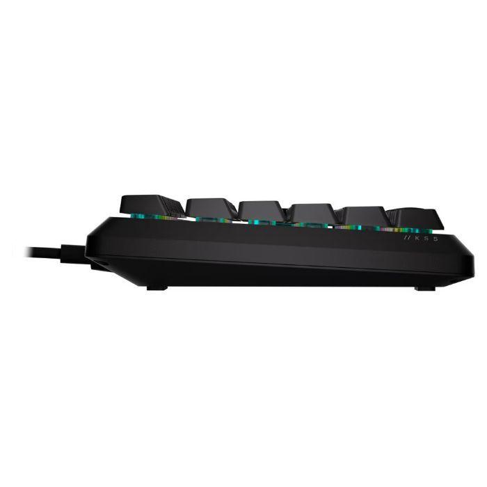 Teclado CORSAIR K55 CORE RGB (Português - Membrana - Tamanho completo - Preto), miniatura 2
