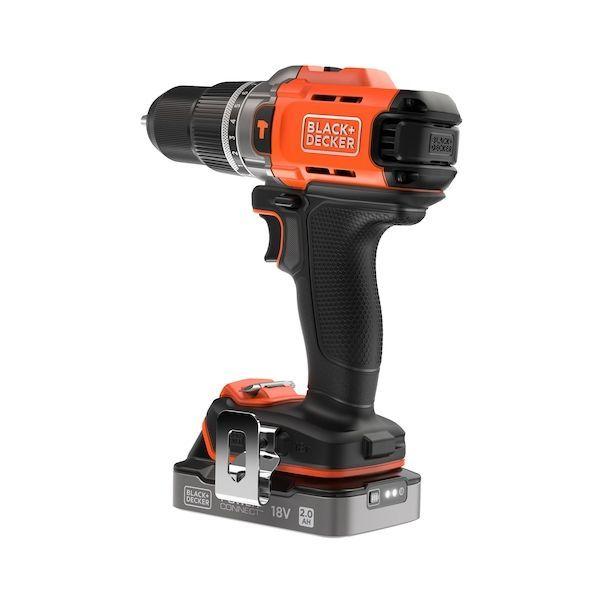 Berbequim com Percussão BLACK+DECKER BCD383D1XK-QW (Laranja), miniatura 2