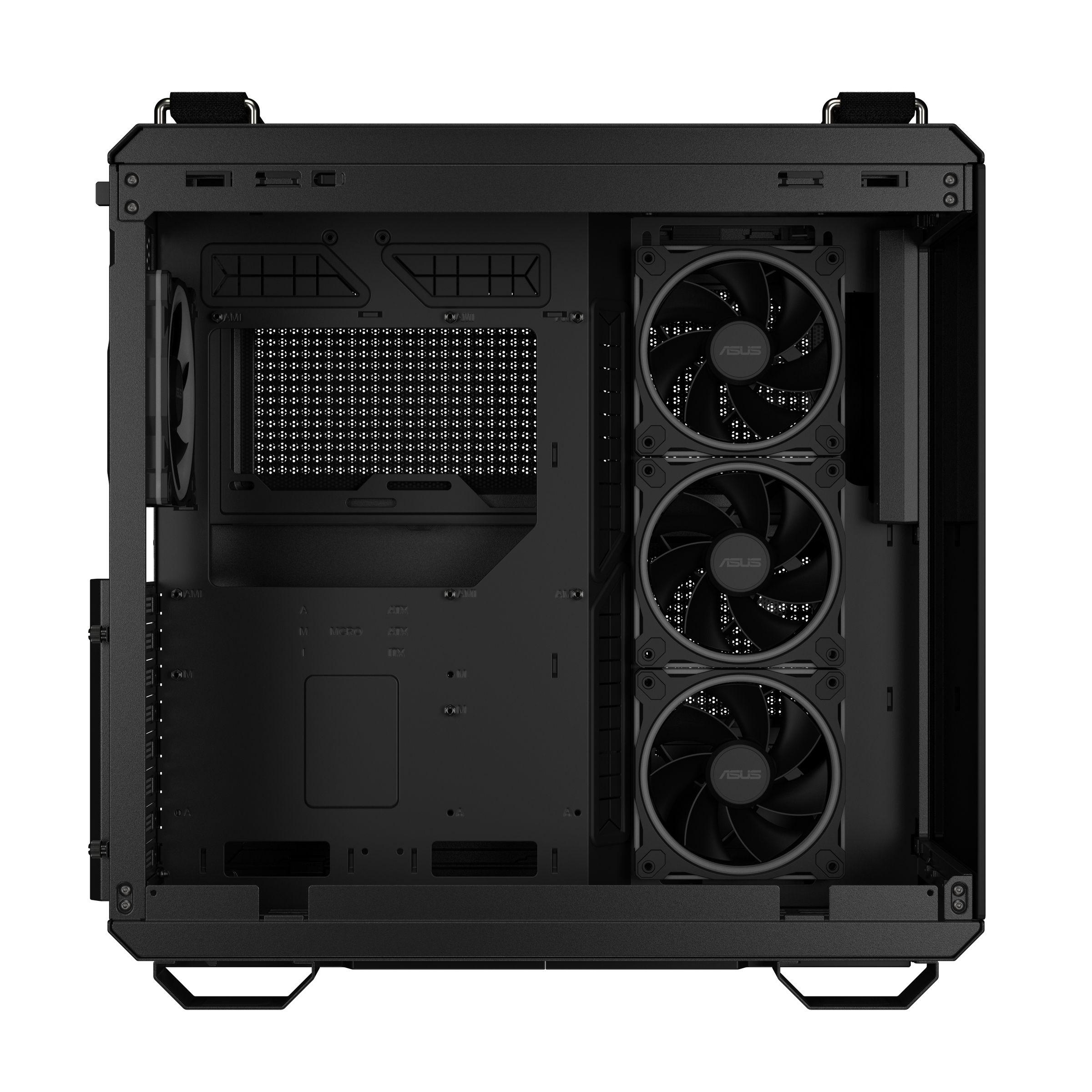 Caixa PC ASUS TUF Gaming GT502 Horizon TG ARGB (ATX, micro ATX, Mini-ITX - Midi Tower - 16,3 cm - Preto) — miniatura 5