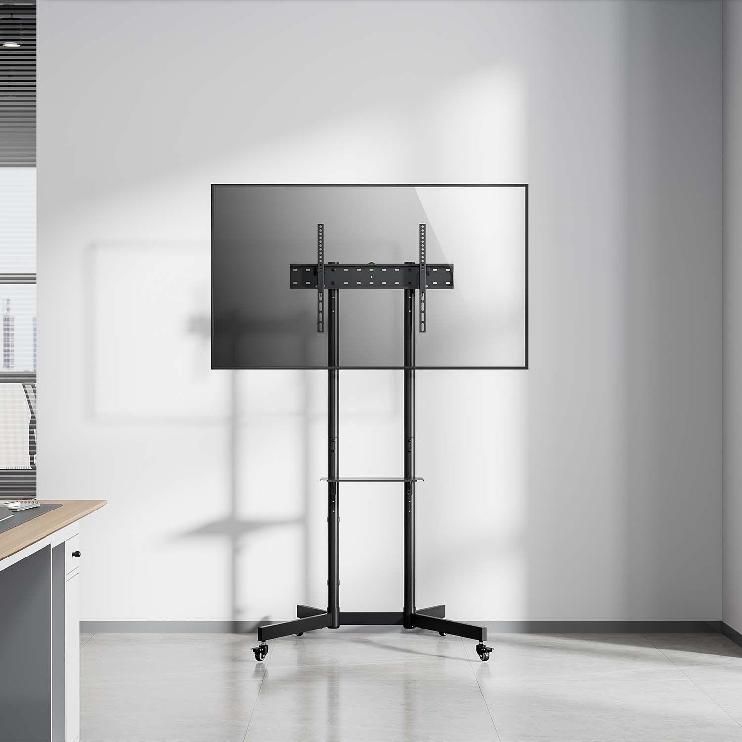 Suporte de Chão para TV AISENS FT70TE-333 (600 x 400 mm - 100 x 100 mm - 177,8 cm - Preto), miniatura 5