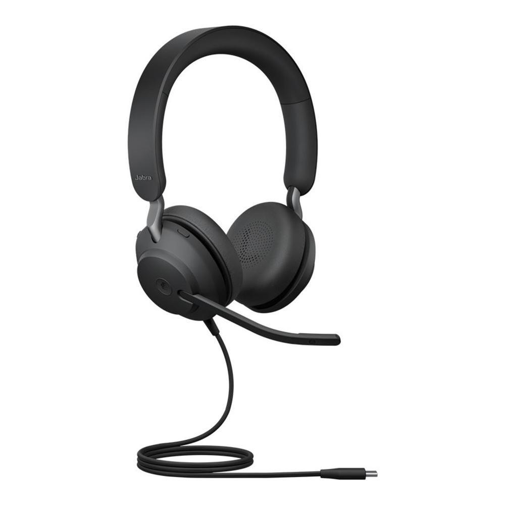 Headset Profissional JABRA Evolve2 40 SE MS Stereo (Binaural - Com fios - Supra-aural - Preto) — miniatura 3