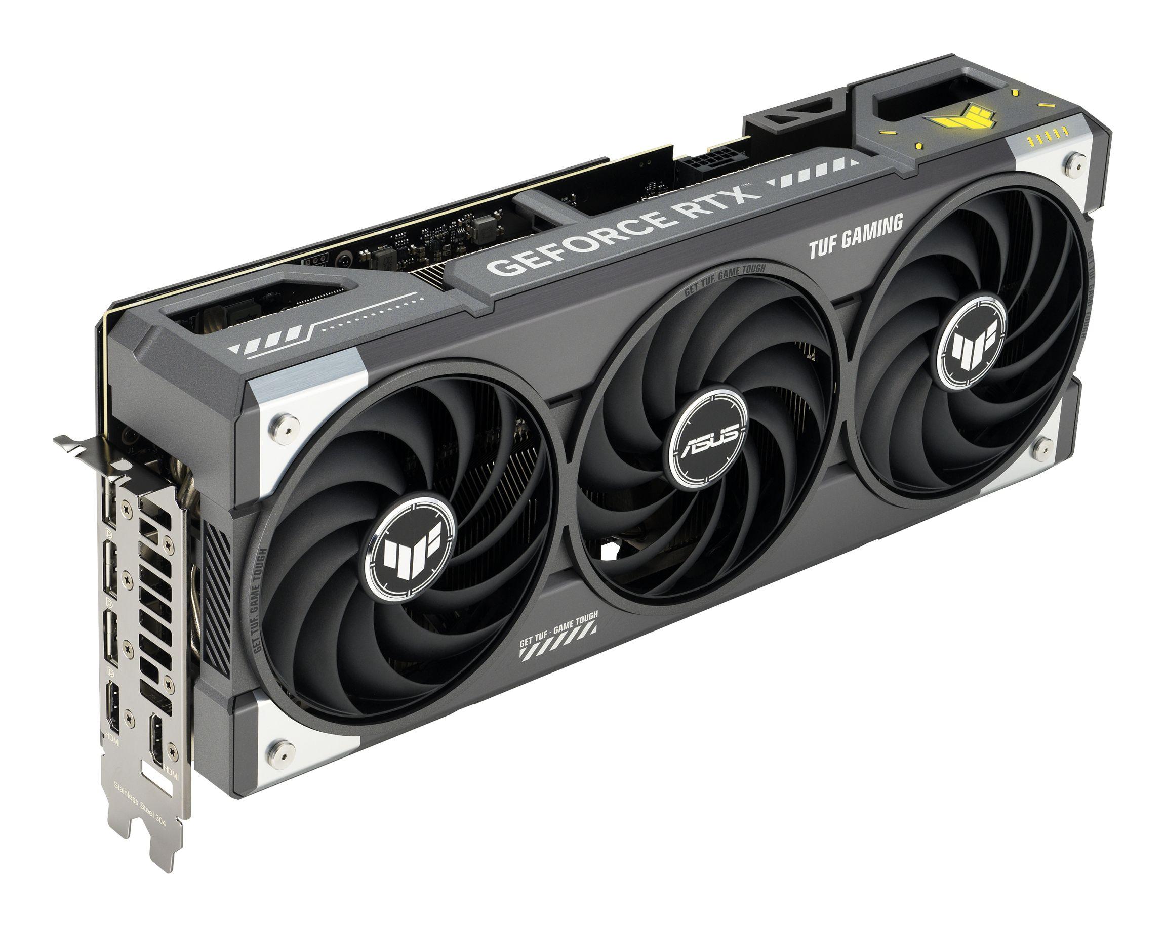 Placa Gráfica ASUS GeForce RTX 5070 TUF Gaming OC (GeForce RTX 5070 - 28 Gbit/s - 12 GB - Preto e Cinzento) — miniatura 4