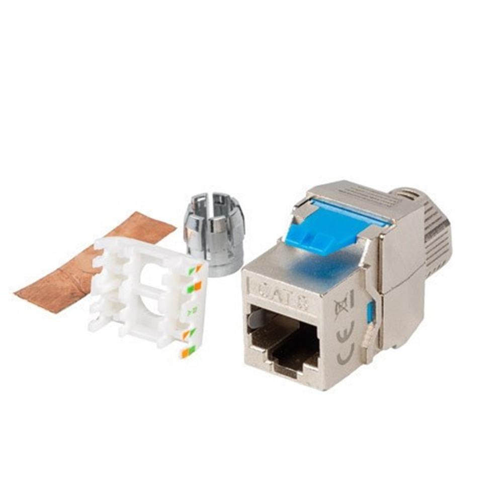 Módulo Keystone RJ-45 LANBERG KSF8-4000 (LSA - RJ-45 - Cat8.1)