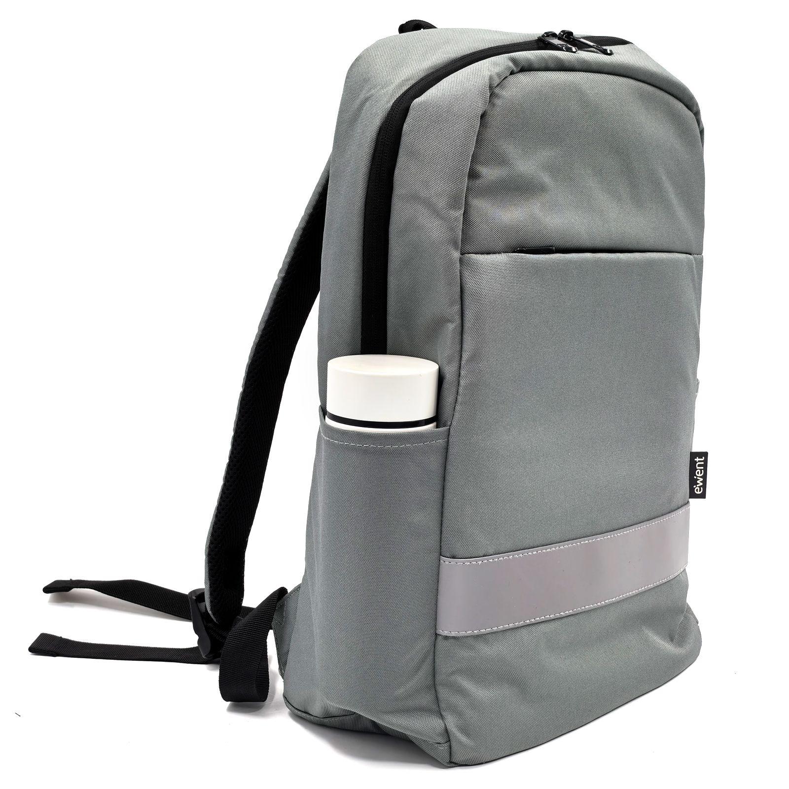 Mochila EWENT EW2538 (25 l - 40,9 cm - Altura 45 cm - Cinzento), miniatura 3