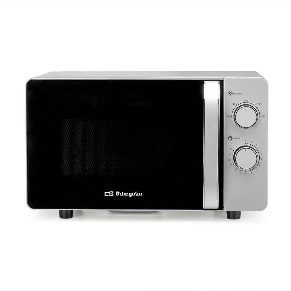 Micro-ondas Independente ORBEGOZO MI 2062 CE (700 W - 20 L - Rotativo - Preto e Prateado) — miniatura 3