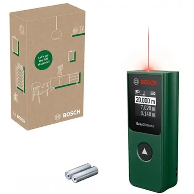 Medidor de Distâncias a Laser BOSCH POWERTOOLS EasyDistance 20 (Verde/Preto)