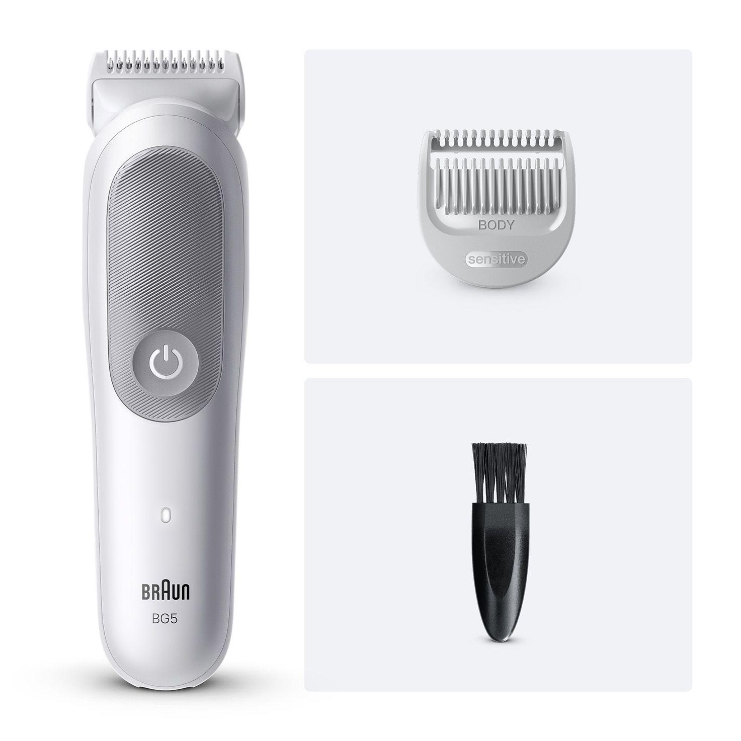 Aparador Corporal BRAUN BG5500 (Cinzento e Branco)