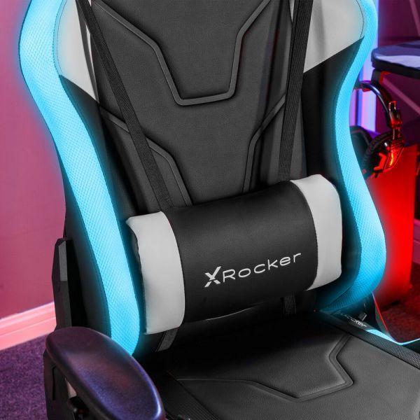 Cadeira Gaming XROCKER Agility Sport Esport RGB (135° - Ajustáveis em 3D - Preto), miniatura 2