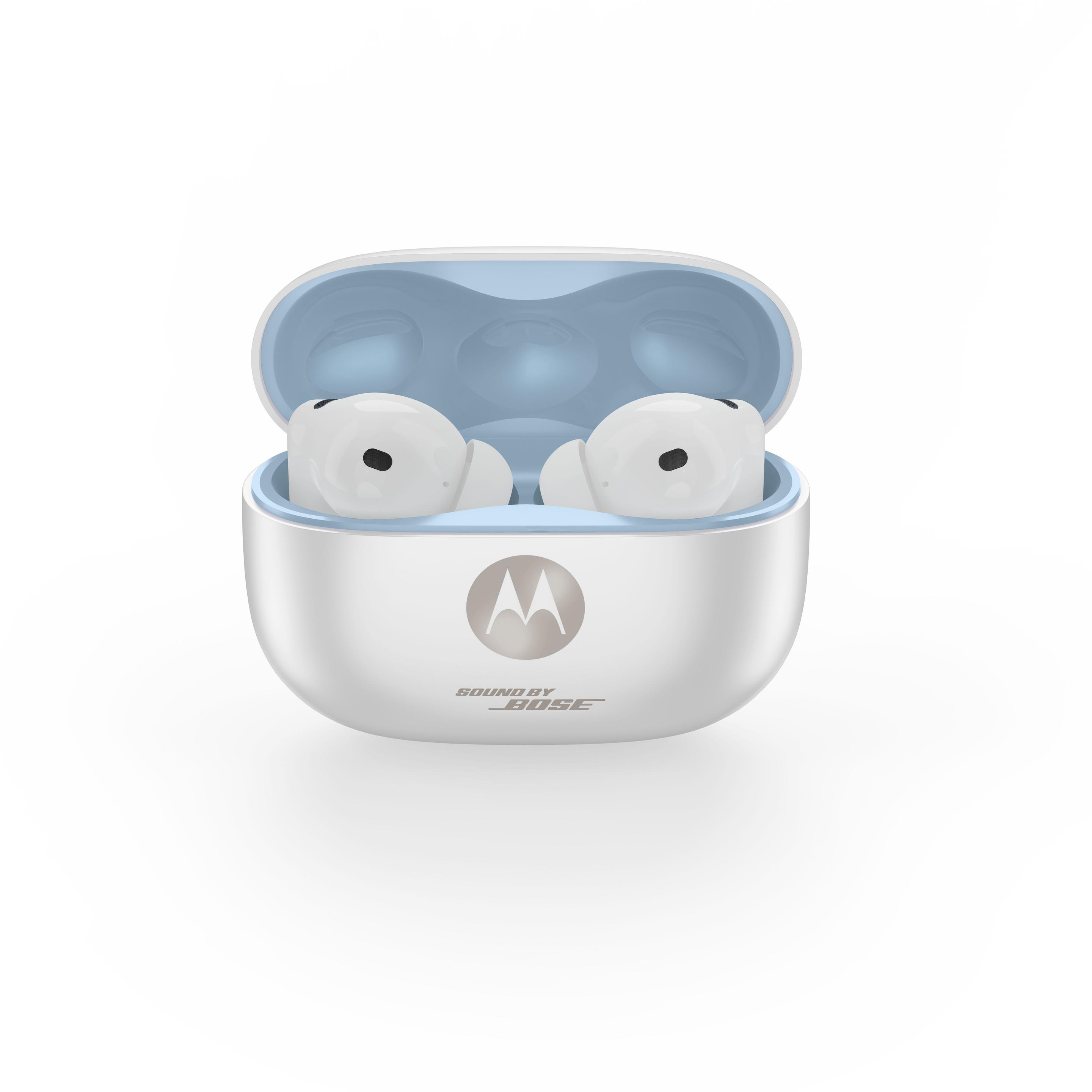 Auscultadores MOTOROLA moto buds 2 plus (4 W - Sem fios - Branco PANTONE Cool White), miniatura 8