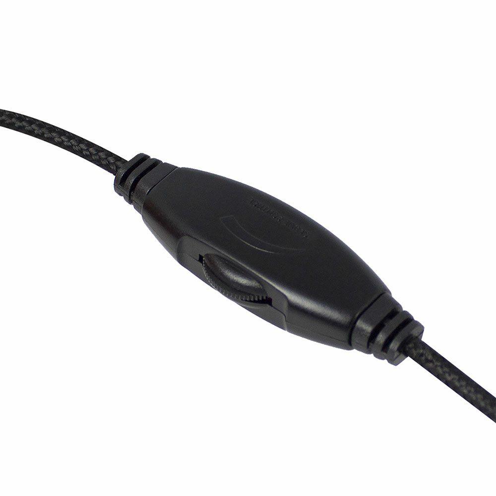 Headset EWENT EW3562 (Binaural - Com fios - Circum-aural - Preto e Prateado), miniatura 3