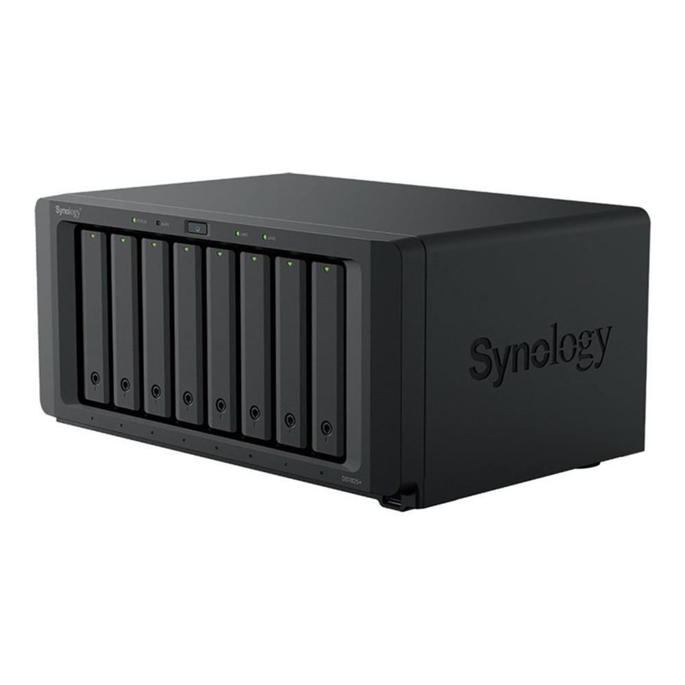 NAS SYNOLOGY DiskStation DS1825+ (3.5,M.2,2.5 " - M.2, SATA - AMD - Preto)