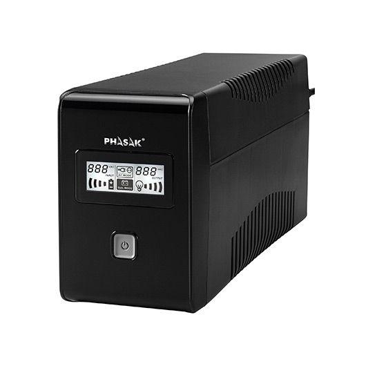 UPS Linha Interativa PHASAK PH 9485 (Cabo de alimentação - Preto)