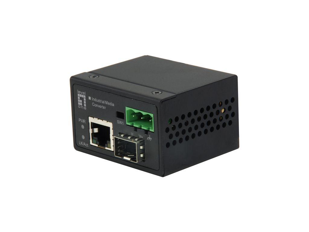 Conversor Multimédia de Rede LEVELONE IEC-4000 (10Base-T, 100Base-TX - 100 Mbit/s - Preto)