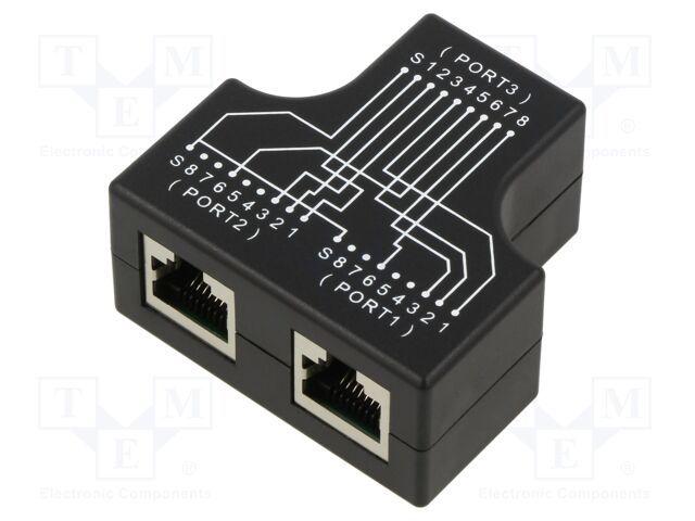 Adaptador Divisor de Rede LOGILINK MP0137 (2x 10/100 BaseT - Blindado) — miniatura 2