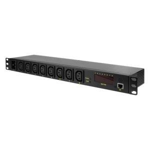 Unidade de Distribuição de Energia Inteligente LOGILINK PDU8P01 (Acoplador C20 - Preto), miniatura 2