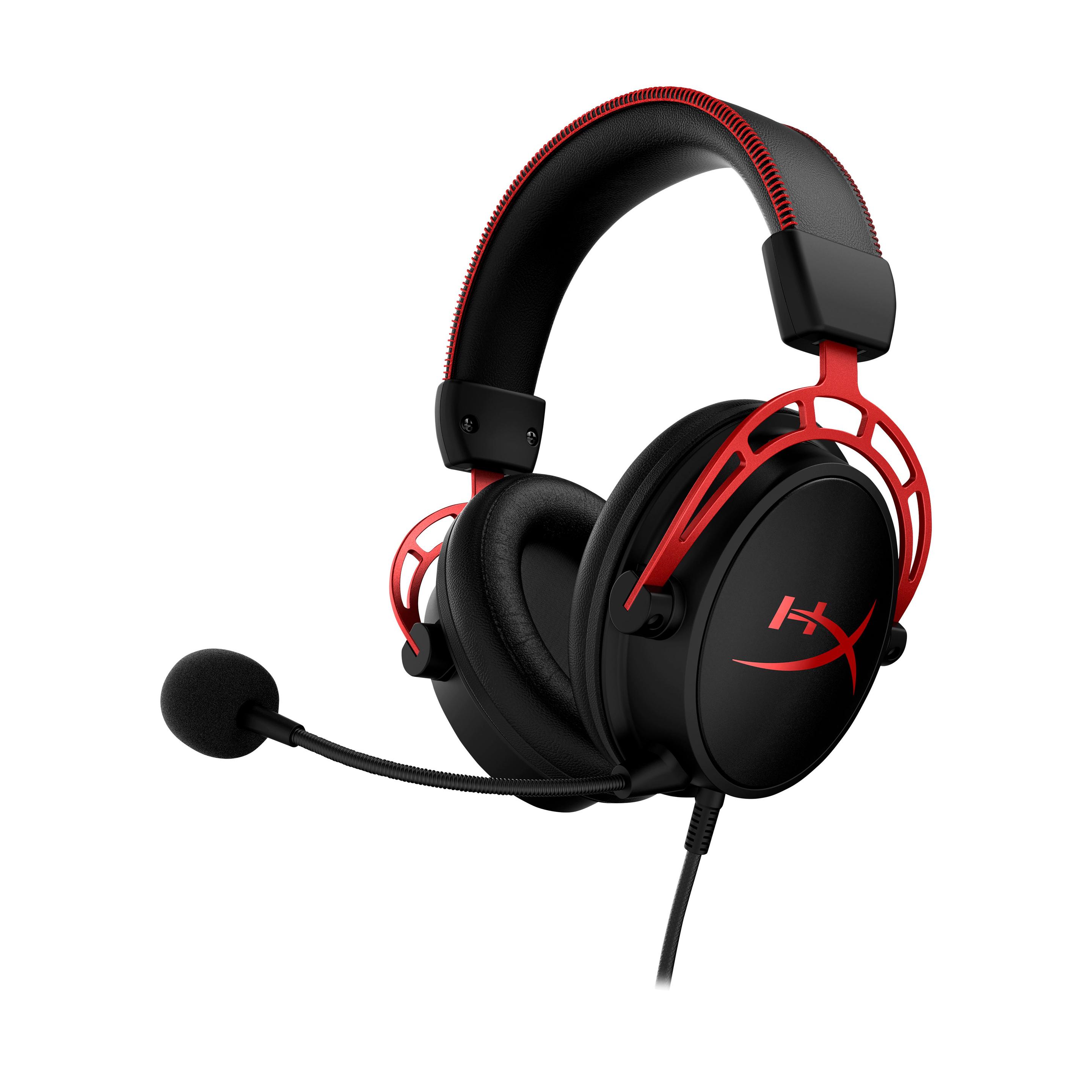 Headset Gaming HYPERX Cloud Alpha Pro (Binaural - Com fios - Circum-aural - Preto/Vermelho)